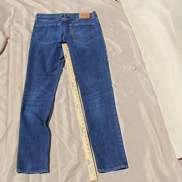 Levi's 511 Tall and Slim Fit Men's Dark Wash Jeans W36 x L36 - Picture 6 of 10